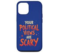 Vos opinions politiques sont effrayantes, drôles de jeu de mots d'Halloween Coque pour iPhone 12/12 Pro
