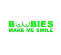 Vos Seins ME Font Sourire Plus Que Vos Yeux Autocollants for vitres Autocollants for Voiture(Green,80X20CM)