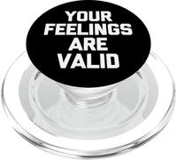 Vos Sentiments sont valides - Santé mentale Amusante pour Un thérapeute PopSockets PopGrip pour MagSafe