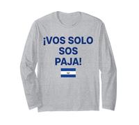 ¡Vos Solo Sos Paja! Drapeau du Salvador Manche Longue