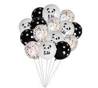 VOSAREA 1 Ensemble Ballons Latex Panda Animaux Décorations de Ballons Pailletés pour Anniversaire Événements Spéciaux