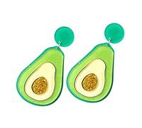 VOSAREA 1 paire Boucles Oreilles Avocat Acrylique Pendants Fruits Ludiques pour Femmes et Accessoires de Mode Printemps Parfaites pour Festivals et Vie