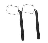VOSAREA 1 Paire De Miroir De Cils Pratique Extensions De Cils En Plastique Miroir Extension De Cils Miroir À Long Manche Petit Miroir En Plastique Pour Le Maquillage D'extension De Cils