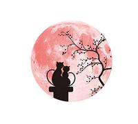 VOSAREA 1 Pc Autocollant D'amour Lumineux Brillant Dans Aime Ticker Autocollant D'étanchéité D'amour Décalcomanies Rondes D'amour Sticker Chambre Fille Mural Mariage Les Amoureux