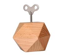 VOSAREA 1 Pièce Boîte à Décoration Hêtre Objet de Bureau Élégant Marron