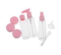 VOSAREA 1 Set Mini Travel Spray Publier Set Portable Refipillable Conteneurs For Makeup Hair Spray Bottle Plastic Plastic For Mist Must Hydratrizer Bouteille Pour Le Voyage