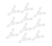 VOSAREA 10 pièces Connecteurs de Tuyau Plastique Y Voies Accessoires Robustes pour Extension et Réparation Arrosage Jardin