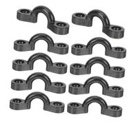 VOSAREA 10 pièces Kit Boucles de Pont Nylon avec Vis pour Kayak et Bateau Anneaux Arrimage Résistants et Durables Accessoires de Gréement Pont pour Kayak Canoë