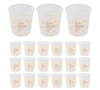 VOSAREA 100 Pièces Gobelets à Goûter en Papier 100ml Hygiénique | Format Blanc Jetable, Portion Propre pour Moutarde et Bain de Bouche, Usage Maison, Bar, Écoles