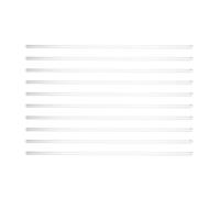 VOSAREA 10pcs Bâtonnets Mélangeurs en Verre, Tiges D'agitation Expérimentale Extrémités Polies et Lisses pour Expérience Scientifique et Extraction Réutilisable