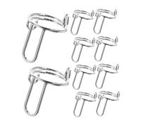 VOSAREA 10pièces Anneaux pour Ongles Ajustables Accessoires de Nail Art Facile à Nettoyer Anneau Ouvert pour Ongle Décoration Accessoires pour Anneaux Décoratifs pour Doigts