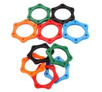 VOSAREA 10pièces Lot de Anneaux Antidérapants Hexagonaux pour Microphones Protection Anti-Chute Colorée Anneaux Robustes pour Micro Non Tenu Main Adaptés Studio et Couleur Aléatoire