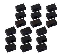 VOSAREA 18 Pcs Sillet de Blocage pour Guitare Électrique en Métal Noir, Bloc de Trémolo Fiable pour Pratique et Enregistrements, Accessoire Essentiel pour Guitaristes