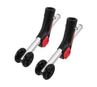 VOSAREA 1paire Anti-basculement pour Fauteuil Roulant Base Large pour Stabilité Réglables Hauteur Caoutchouc Résistantes Support de Tube Accessoires Mobilité Sécurisés