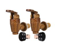 VOSAREA 2 ensembles Robinet de Seau à Vin avec Bouchon de Accessoires pour Fût à Vin Robinet Vintage et Bouchon Hermétique pour Service Pratique et