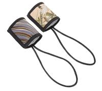 VOSAREA 2 Pièces Accessoire Éventail à Main, Anneau de Fixation pour Éventail Pliant 9,5 Pouces, Tissu, Léger, pour Fixation D’éventail Pliant, Collection D’éventails