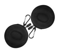 VOSAREA 2 pièces Boîte Montres Homme et Femme Étui Rangement Portable EVA Organiseur Montres de Voyage Pratique et Résistant avec Fermeture Éclair