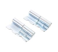 VOSAREA 2 Pièces Charnière Résistance aux Intempéries et Performance Lourde en Métal Argenté 8,5x4,2x2,3 Cm Remorque pour Coffre de Cargaison et Porte de Camion
