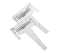 VOSAREA 2 Pièces Clip de Goutte D'eau et de Dégivrage en Métal Argenté Durabilité Robuste pour Réfrigérateur Da61-06796a pour Tube de Drainage Évaporateur