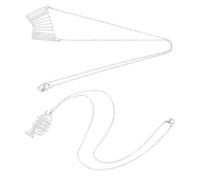 VOSAREA 2 Pièces Collier Musical Accordéon et Cor Français, Pendentif Punk | Finition Polie Résistante à Décoloration, Design Unique, pour Passionnés de Musique et Soirées