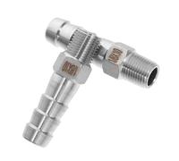 VOSAREA 2 pièces Raccords de Tuyau Acier Inoxydable pour Arrosage et Compresseur Connecteurs et Étanches pour Tuyauterie Domestique Lot