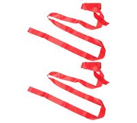 VOSAREA 2 Pièces Sangle de Finition Rouge en Polyester pour Courses | Léger, Installation Facile, Résiste aux Nœuds Enchevêtrements, pour Meetings Sportifs et Marathons