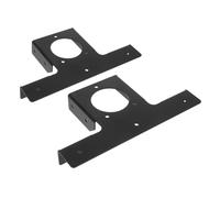 VOSAREA 2 pièces Support Angle Pergola T Métal Lourd avec Prépercés Fixation Robuste pour Montage Poteaux Kit pour Pergola Adossée et Jardin