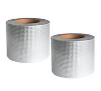 VOSAREA 2 rouleaux Ruban Butyle Étanche Réparation Fuites Toit Fenêtre Tuyau Adhésif Résistant Multi-surfaces