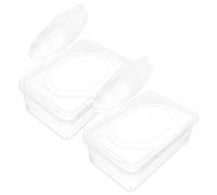 VOSAREA 2pièces Boîte Distributrice De Lingettes Pour Couvercle Pratique Pour Voyager Et Ranger Lingettes
