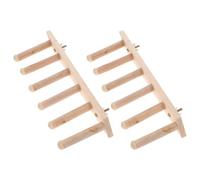 VOSAREA 2pièces Étagère Murale pour Chat Bois Escalier Mural Marches pour Grimpe Intérieure Meuble Stable et Résistant pour Perchoirs et Escalade Féline
