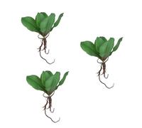 VOSAREA 3 Pièces Feuille De Phalaenopsis Phalaenopsis Feuille D'Orchidée Arrangement Floral Fausses Fleurs pour Vase Jardin Bonsaï Décor Artificielle Plantes Artificielles Fleurs
