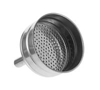 VOSAREA 3 Pièces Filtre à Café Inox Résistant Entonnoir pour Cafetière Tamper Intégré pour Espresso Nettoyage Facile et Extraction des