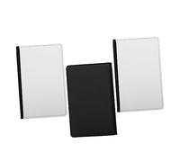 VOSAREA 3 Pièces Organisateur de Documents de Voyage PU Cuir Porte Passeport Multifonctionnel Rangement Sécurisé pour Cartes et Id pour et Événements Sociaux