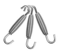 VOSAREA 3 pièces Ressort de Fixation pour Tuyau Échappement Acier Inoxydable Crochet Pivotant Accessoire pour Protection et Fixation de Lot