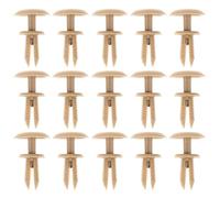 VOSAREA 30 Clips de Fixation Universels pour Garniture Intérieure de Toit de Voiture, Clips à Pression Beige, Rivets D’expansion pour Panneaux Auto, Kit 30 Pièces pour Réparation