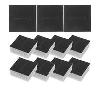 VOSAREA 30 Inserts en Mousse Noire pour Bijoux 7,5 X 7,5 X 3,5 Cm, Coussins Antidérapants pour Boîtes à Boucles D’oreilles et Organiseurs de Bagues, Protection Solide pour Coffrets