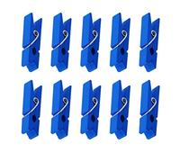VOSAREA 30pièces Clips Bois Colorés pour Photos Lot de Clips Décoratifs pour Maison École Et Bureau Pratiques Et Polyvalents