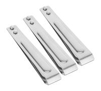 VOSAREA 3pièces Pinces à Épiler Cuisine Acier Inoxydable Multifonctions Éplucheur Ail et Extracteur Arêtes Poisson Outil Compact pour Usage Domestique
