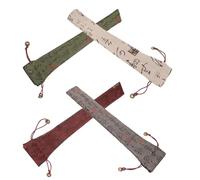 VOSAREA 4 Paquet de Rangement pour Éventail Pliant en Tissu Léger, Faciles à Ouvrir et Fermer, Adaptés pour Usage Quotidien et Mariages, Design Élégant et Délicat