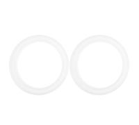 VOSAREA 4 Pièces Anneau Diffuseur Parfumé pour Ampoule, Silicone Blanc 90 | Réutilisable, Résistant à Chaleur, Ajustement sans Joint, Bureau et Coin Lecture, pour Ampoules Halogènes