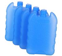 VOSAREA 4 Pièces Blocs de Glace Réutilisables Moyens PE Packs Glace pour Boîte Lunch et Glacière Accumulateurs Froid Portables pour Transport Longue Distance et Conservation Fraîcheur