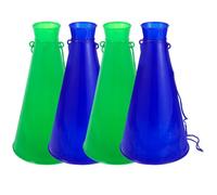 VOSAREA 4 Pièces Mégaphone de Fête pour Spectacles et Concerts, Plastique | Accessoire de Soutien pour Événements Sportifs, Facile à Nettoyer, Format Mini, Usage en Animation