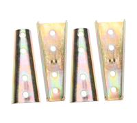 VOSAREA 4paires Glissière De Canapé Et Support Coulissant Boulon Métallique pour Fixation De Canapé Loquet Sectionnel