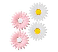 VOSAREA 4pièces Porte-Savon Forme De Fleur Boîte à Savon Support De Rangement Égouttoir pour Salle De Bain Accessoire De Douche