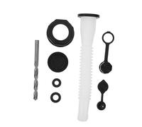 VOSAREA 5 Ensembles Kit de Buses pour Bidon avec Tuyau Long Flexible Bouchons Étanches Filetés Fuite Installation Rapide par Clip pour Réservoir Carburant pour Activités Extérieures et