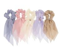 VOSAREA 5 Pièces Accessoires pour Cheveux Femme Rubans en Tissu Doux Surface Lisse, Élégants et Délicats, pour Laver le Visage ou Se Baigner
