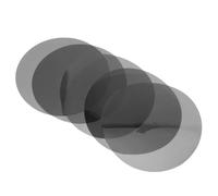 VOSAREA 5 Pièces Film Adhésif pour Lampe LED Noir 1,97 Pouces Rond en Pet | Diffuse la Lumière, Pose et Retrait Faciles, pour Plafonniers et Spots, Usage Intérieur Chambres