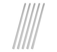 VOSAREA 5 Pièces Profilé Aluminium LED U de U 8x16mm pour Ruban Led, Éclairage sans Éblouissement, Résistant à L'usure, Design Moderne pour Éclairage Domestique et Commercial