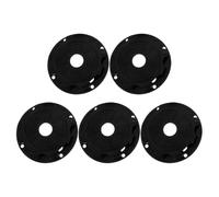 VOSAREA 5 Pièces Socle de Support de Terrasse Réglable en Plastique Noir 22-40 Mm