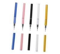 VOSAREA 5 Pièces Stylo Nail Art Double Embout Pinceau Détail et Crayon Cire pour Pose Pierres Dotting Précis Sculpture et Décoration Ongles DIY